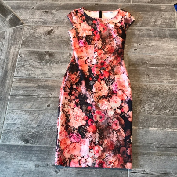 🌸 New York and Company Fitted Midi Dress - Picture 5 of 12